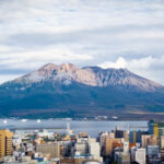 Sakurajima clearly visible after the rain