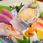 Assorted sashimi representing Kagoshima’s autumn sea