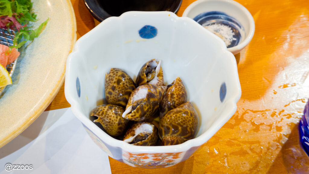 バイガイの煮付け