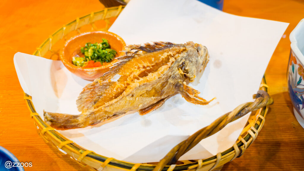白身魚の唐揚げ