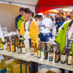 Various shochu bottles available to taste at Shochu Street 2025