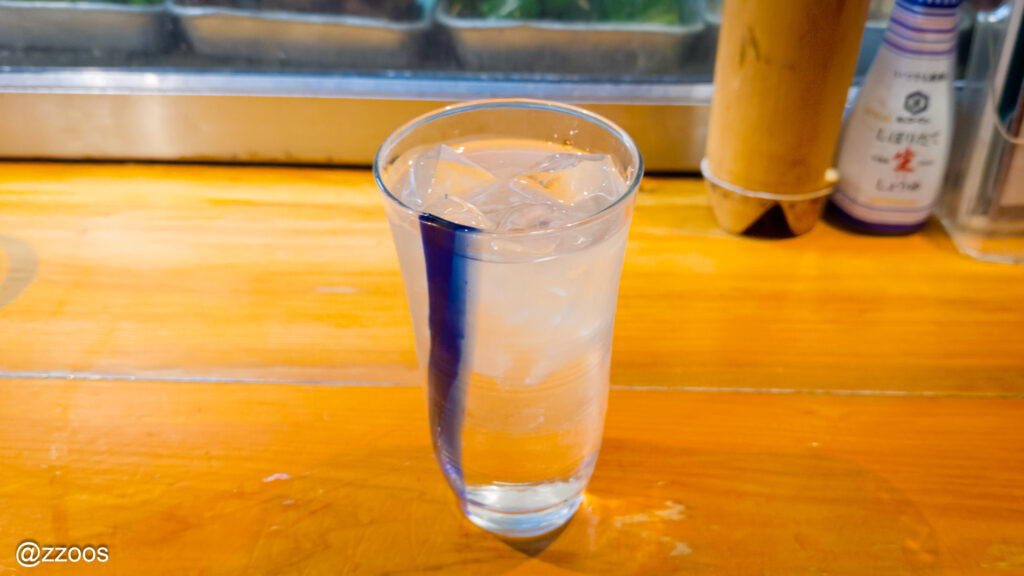 無邪気焼酎をソーダ割りで楽しむ一杯