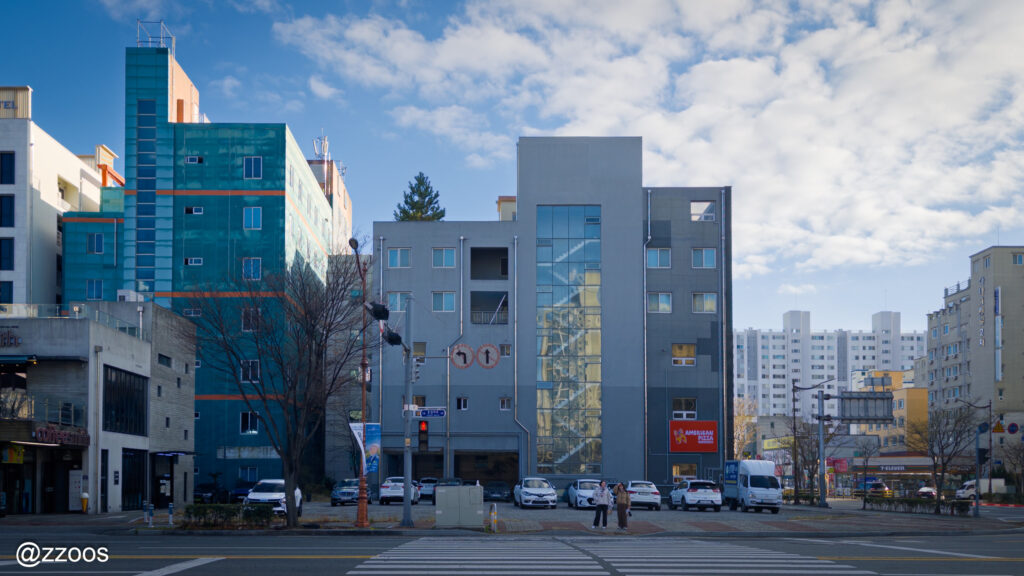 ハダン新都市の街の風景