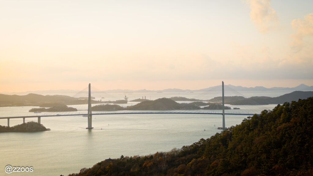 ケーブルカーから見たモクポ大橋