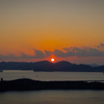 Sunset sinking beyond Goha Island