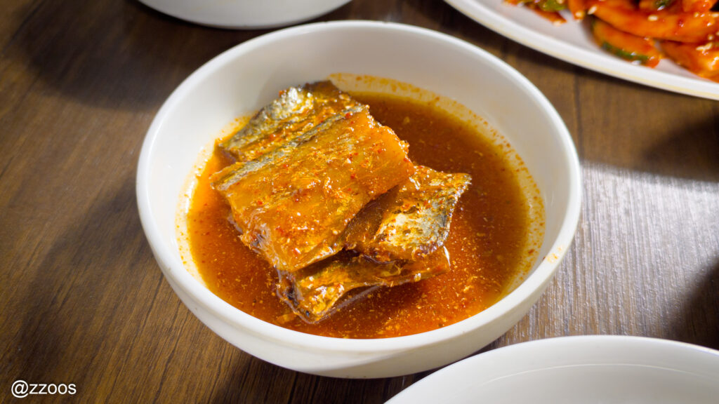 プルチ煮付けの副菜アップ