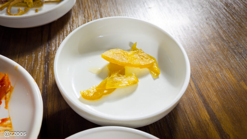 ノガク醤油漬けの副菜アップ