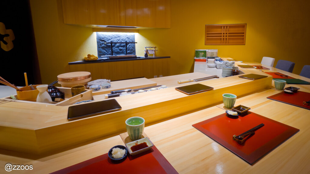 スシ アリの店内