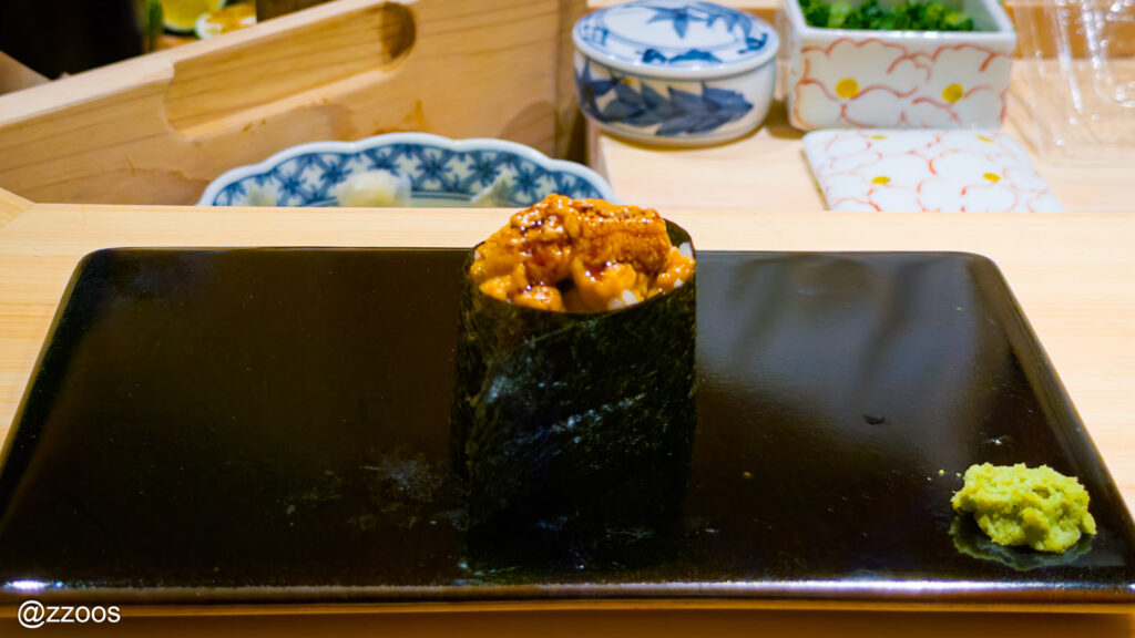 ウニの軍艦巻き