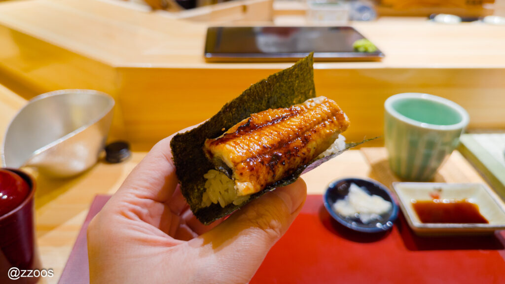 鰻の蒲焼きスシ