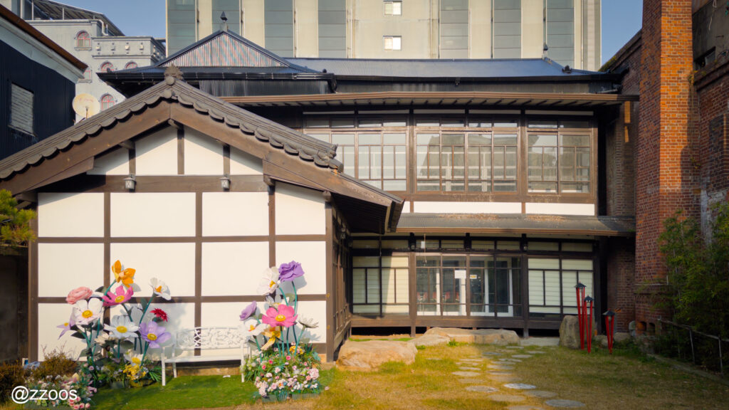 木浦旧市街の古い日本式家屋