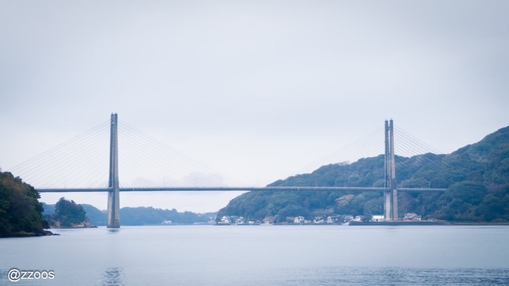 Yobuko Ohashi Bridge seen from afar
