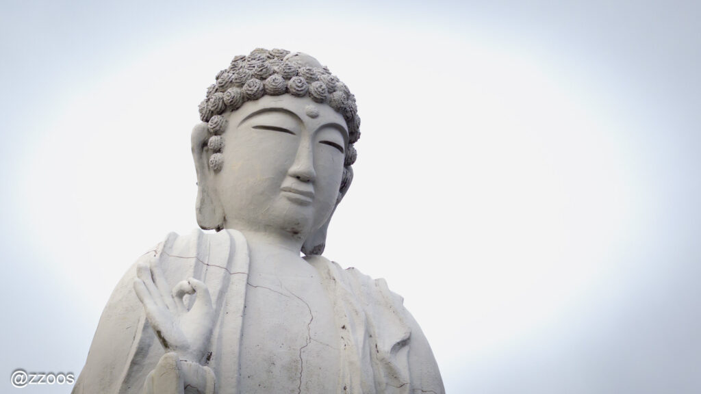 呼子大仏の顔アップ