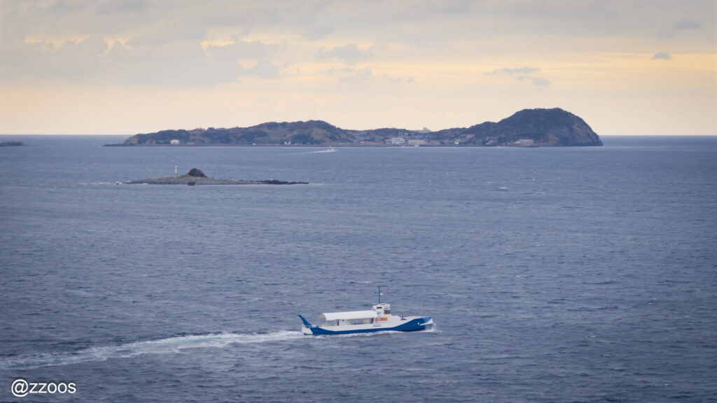 呼子の朝の海