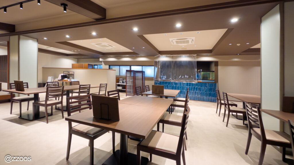 Interior view of the dining room