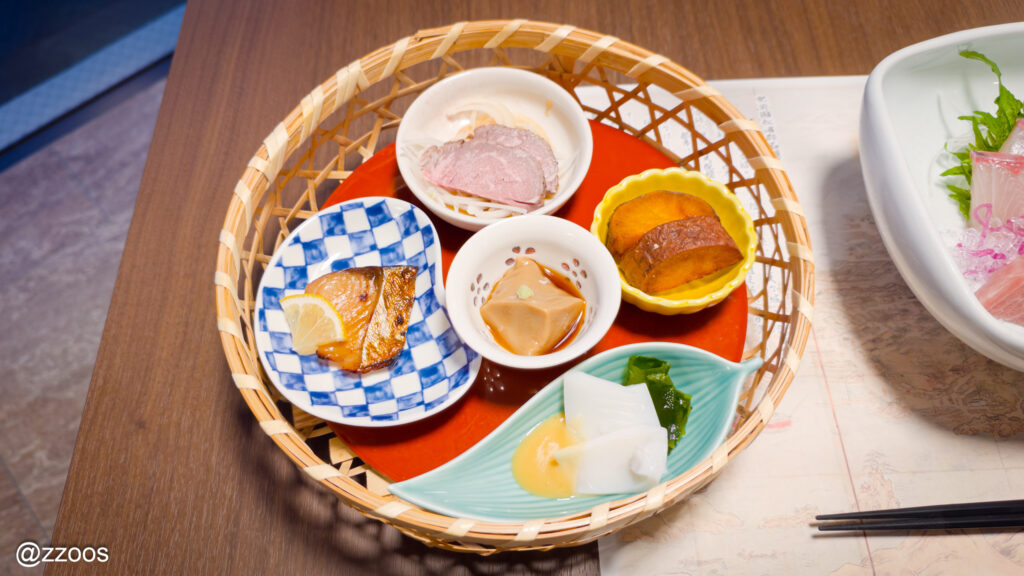 Five kinds of appetizers