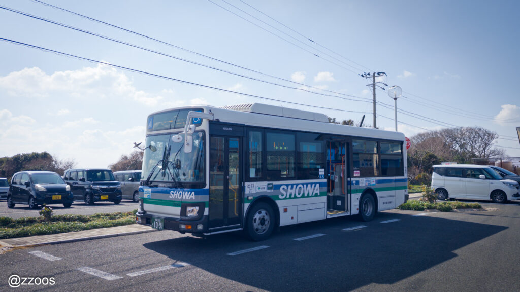 唐津へ戻るためのバス。