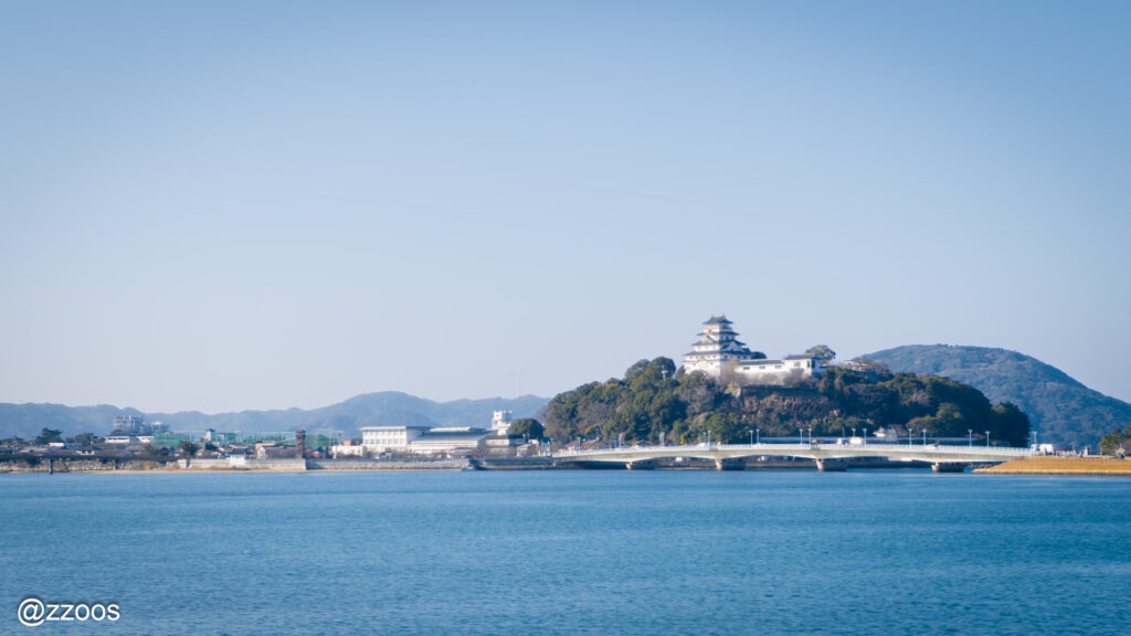 松浦川と唐津城