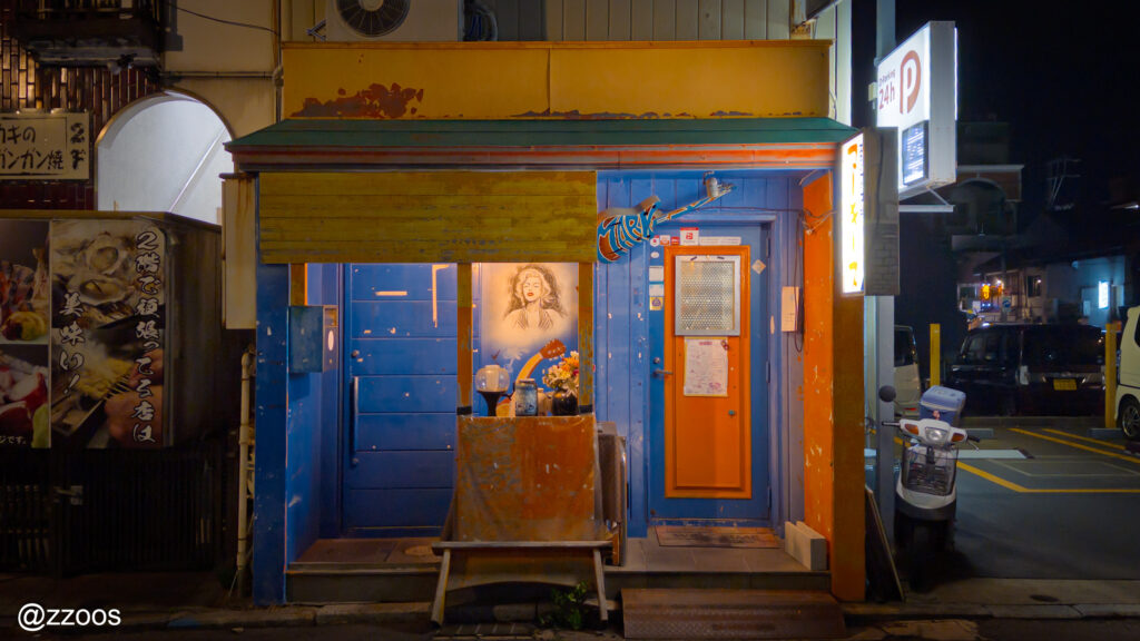 Night street in Karatsu