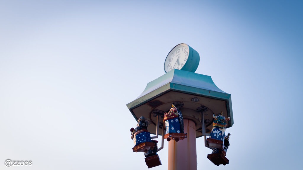 Clock tower in front of Nishi-Nippon City Bank.