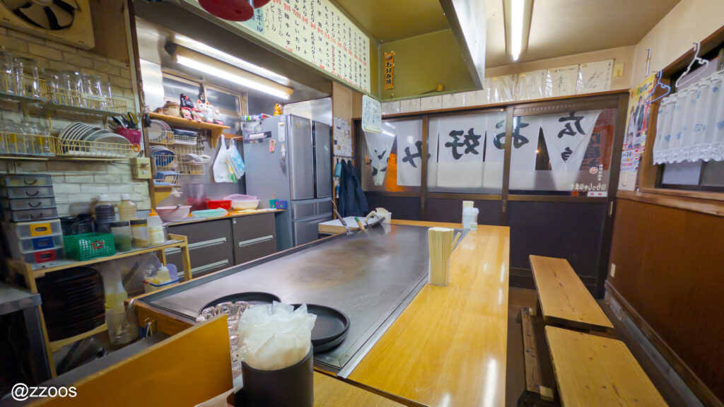 屋台よしこの店内の雰囲気
