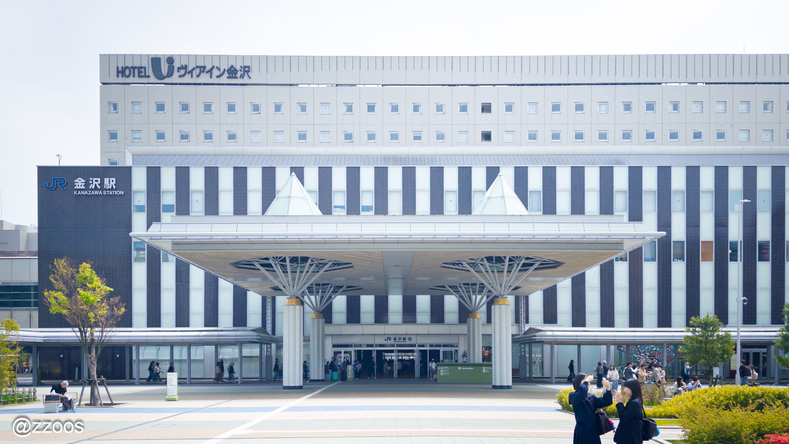 West exit of Kanazawa Station, Ishikawa Prefecture
