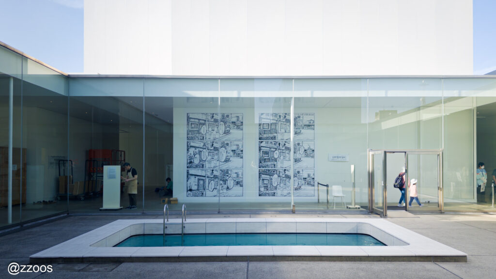 Swimming Pool by Leandro Erlich, the iconic installation at the 21st Century Museum of Contemporary Art