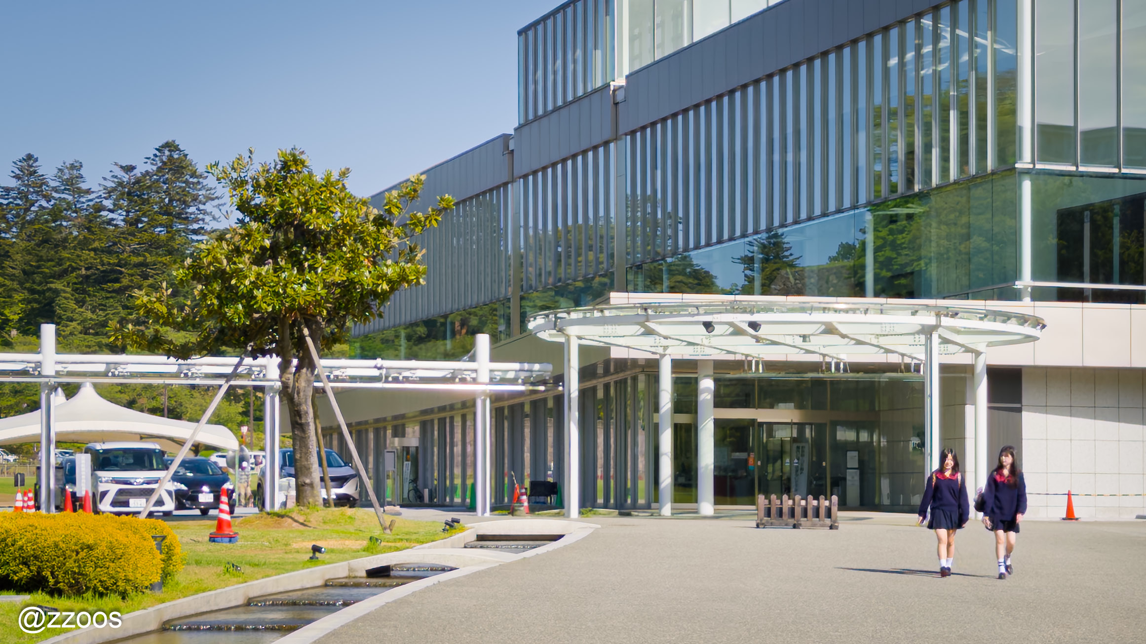 Modern wing of Shiinoki Cultural Complex