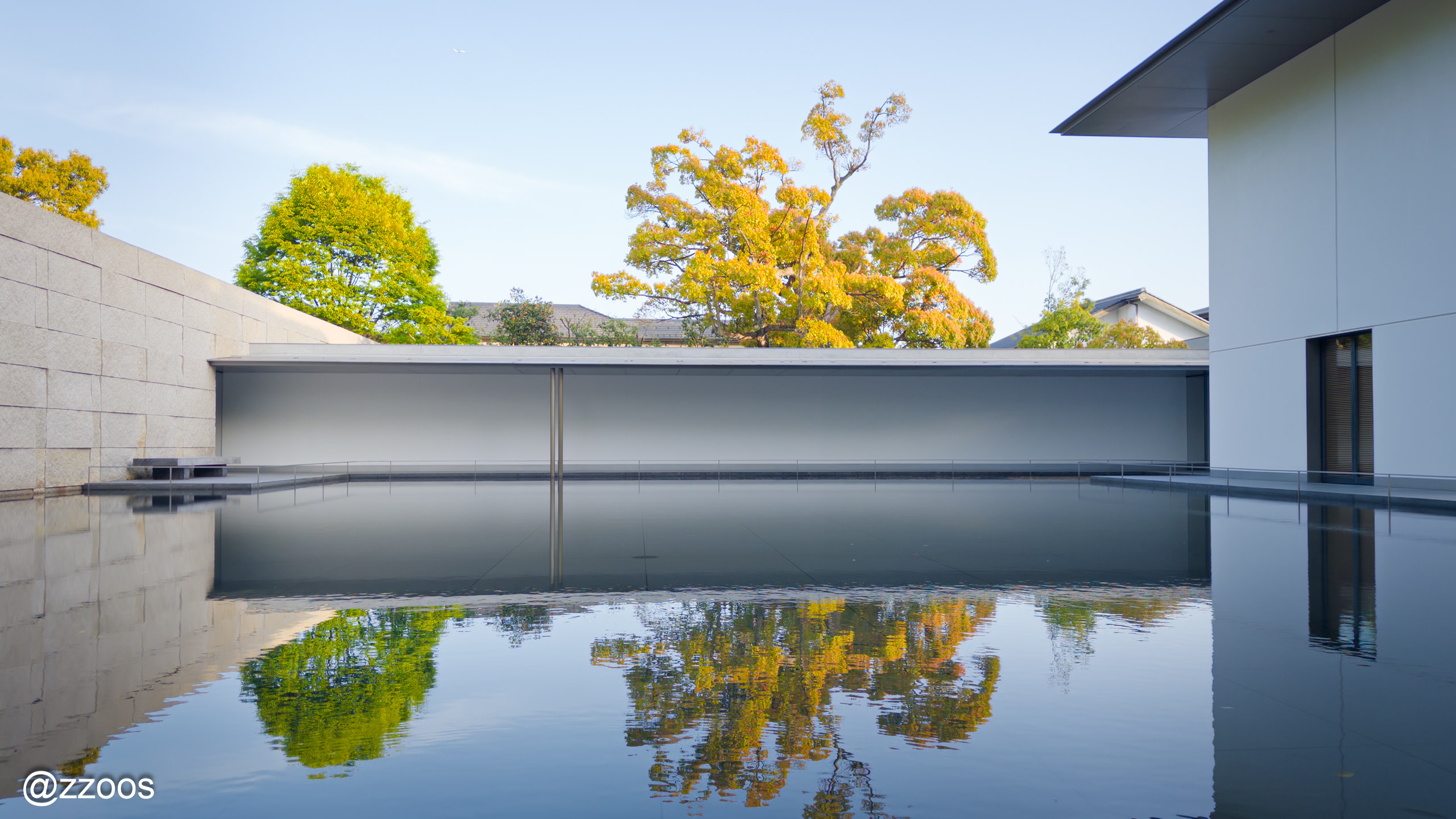 金沢・鈴木大拙館の外観全景