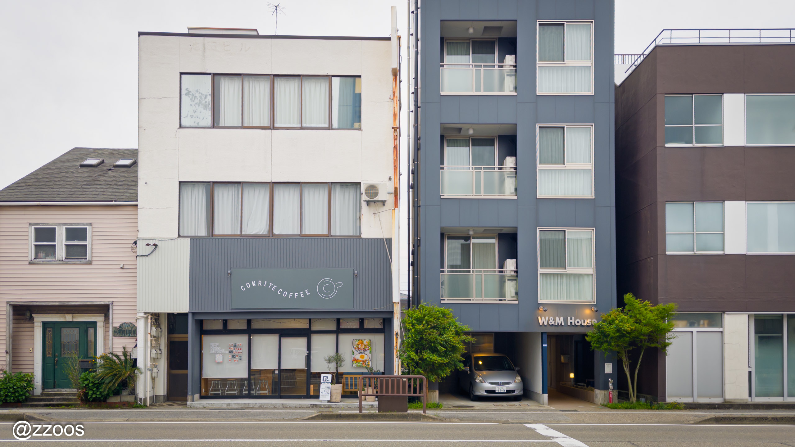 野町のありふれた日常の通りの風景
