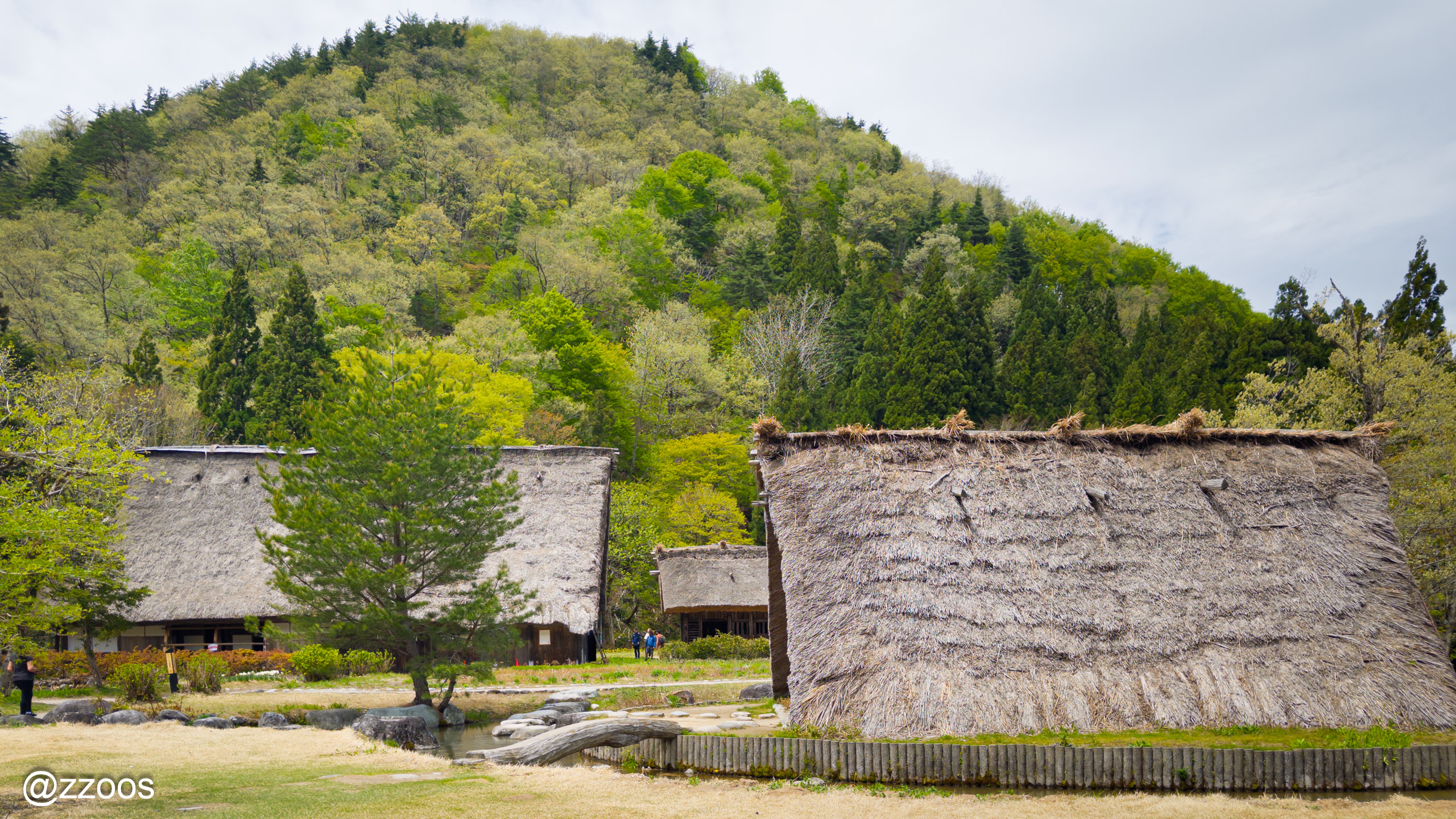 A quiet path for strolling through the Minka-en