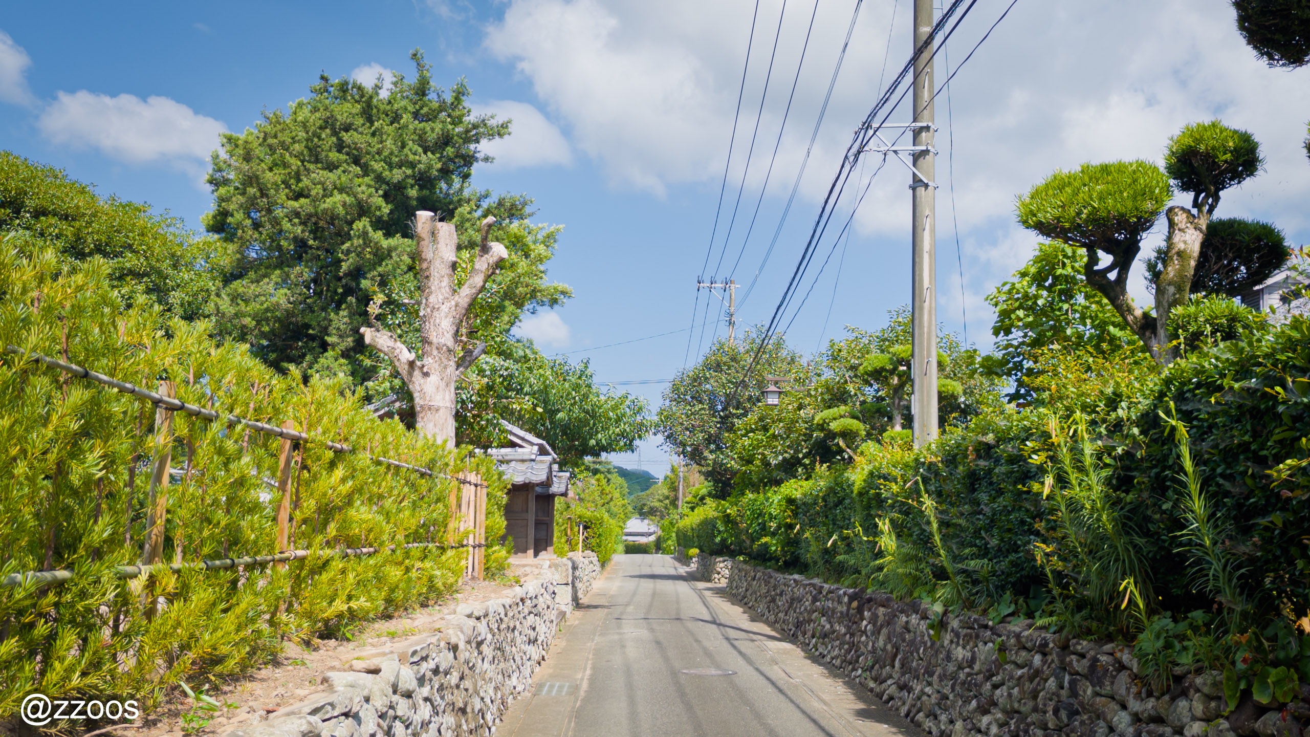 雰囲気がすこしずつちがう出水麓の路地