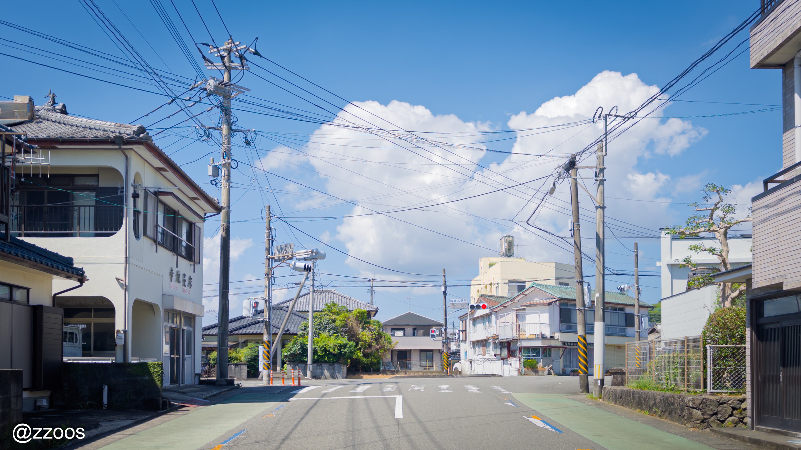 よく晴れた阿久根の夏空
