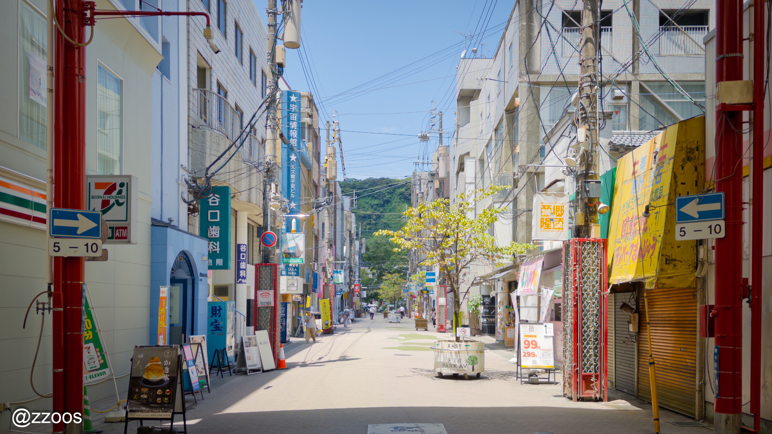 鹿児島・天文館アーケードの北の端
