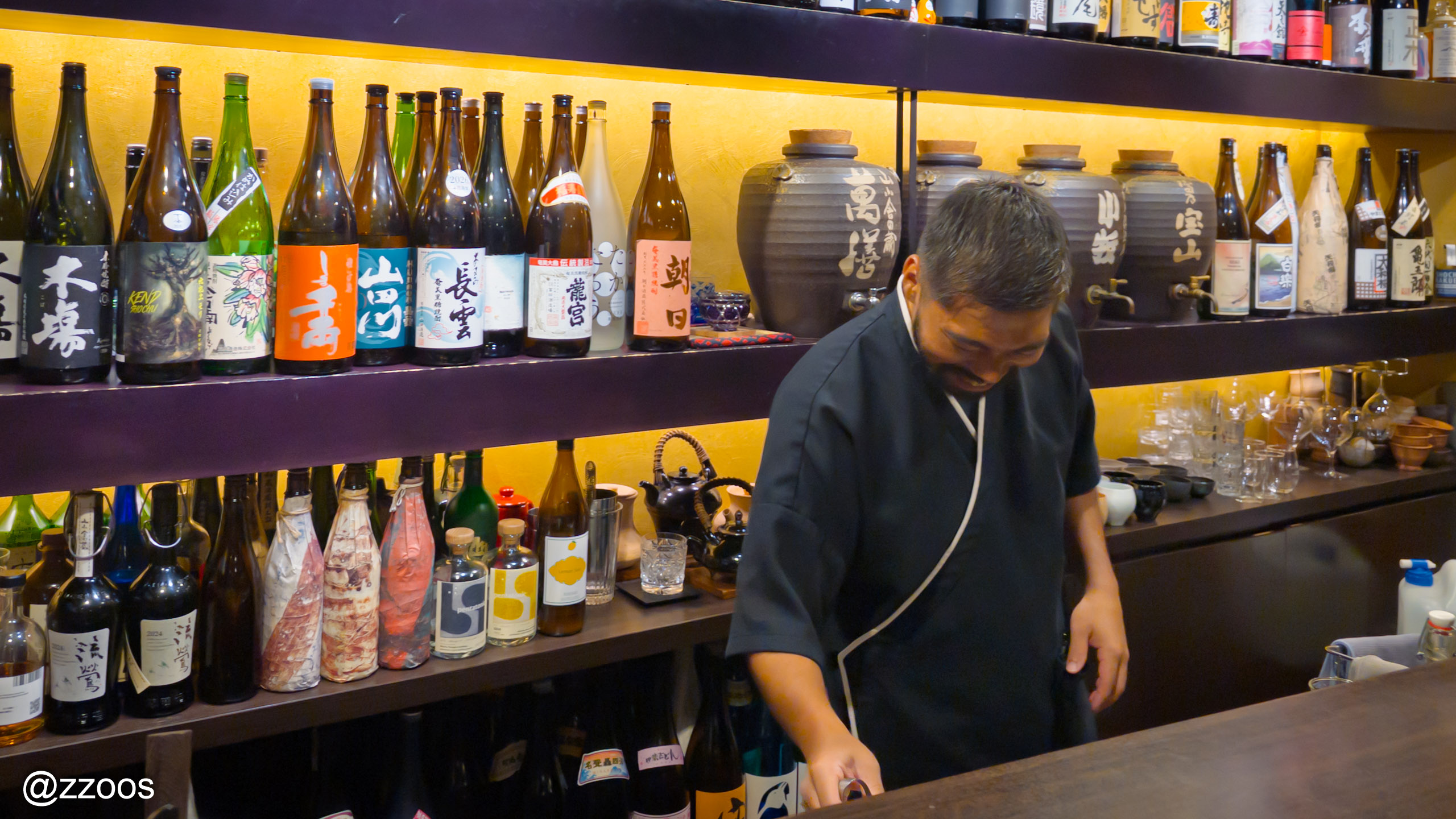 焼酎バー S.A.Oのマスター