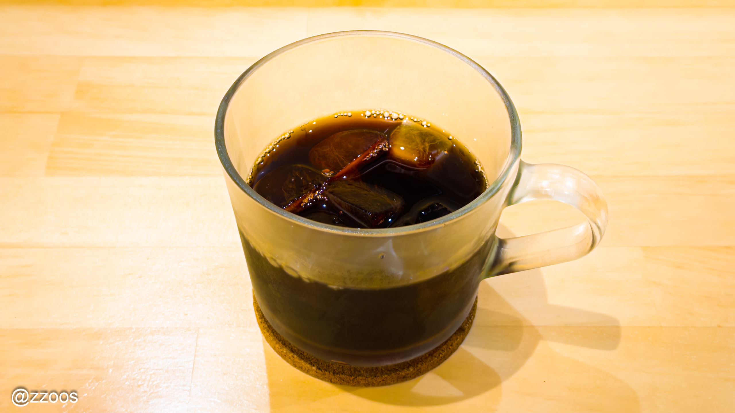 カフェ シャモニーのアイスコーヒー