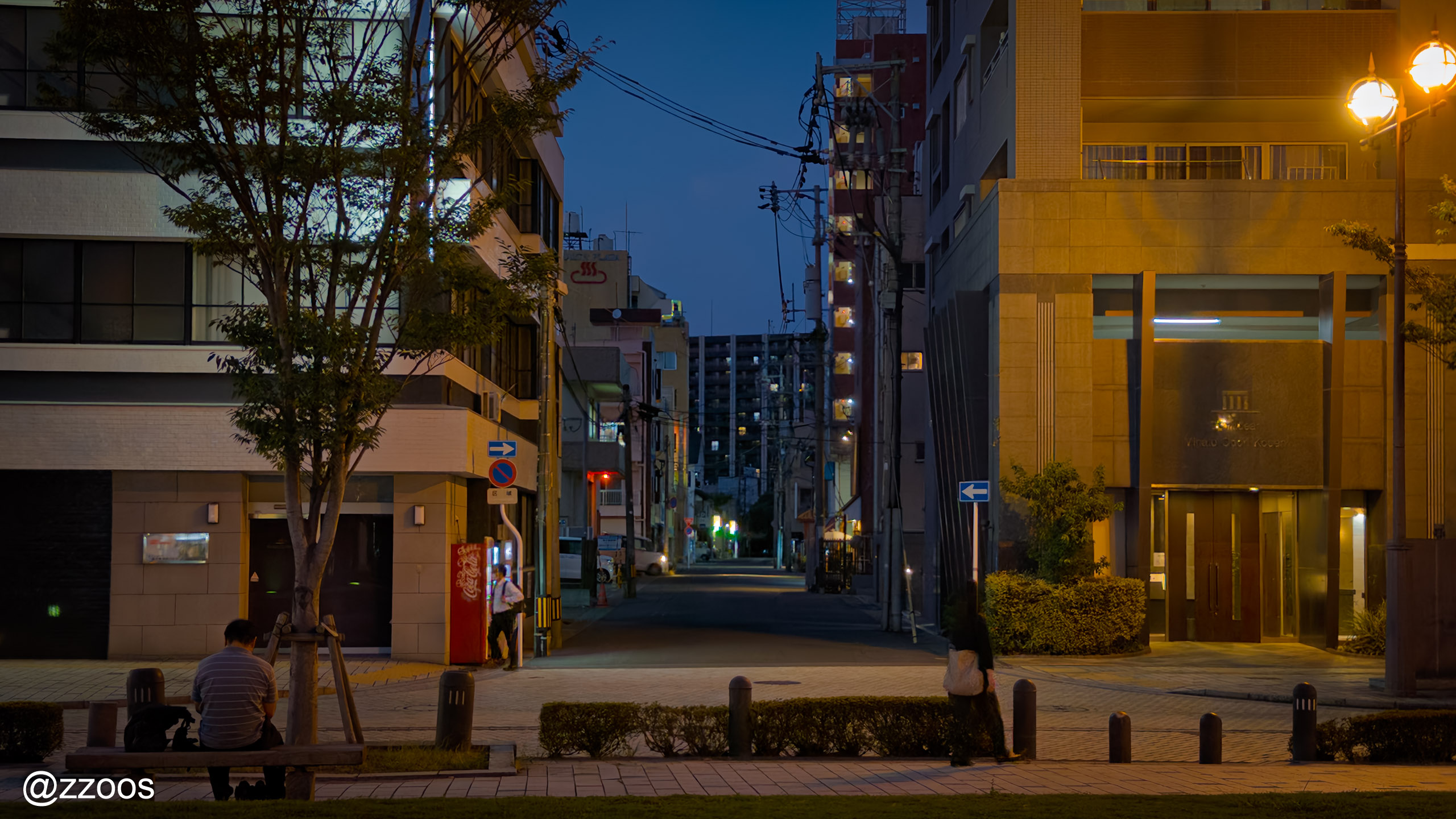 Minato Odori in the evening